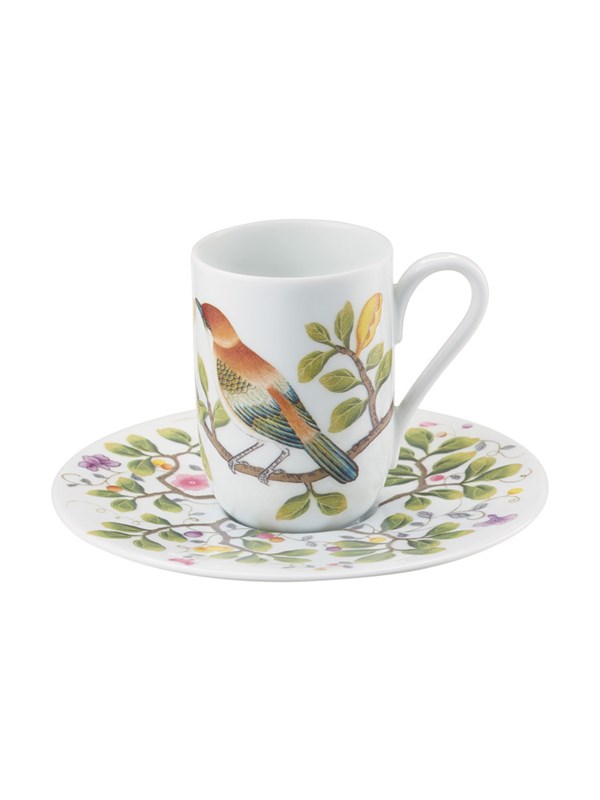 Paradis - Expresso cup white background 12p/saucer