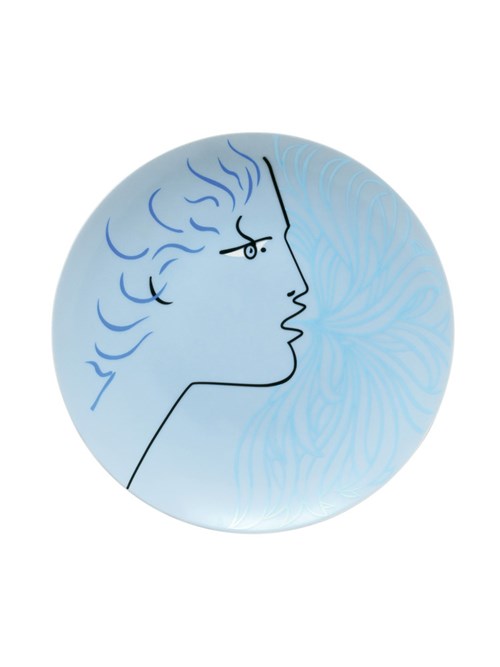 Cocteau - Coupe plate flat Protée blue 21