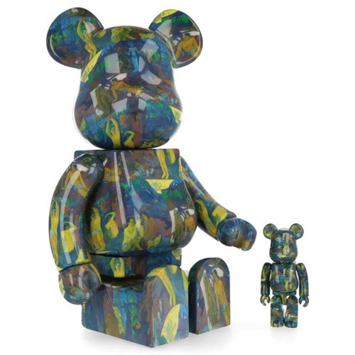 Bearbrick 400% + 100% Paul Gauguin - Where do we come from? What are we? Where are we going?