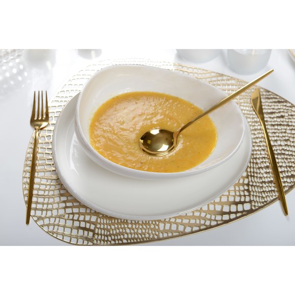 Soup Plate | Ceramic | White | 22cm