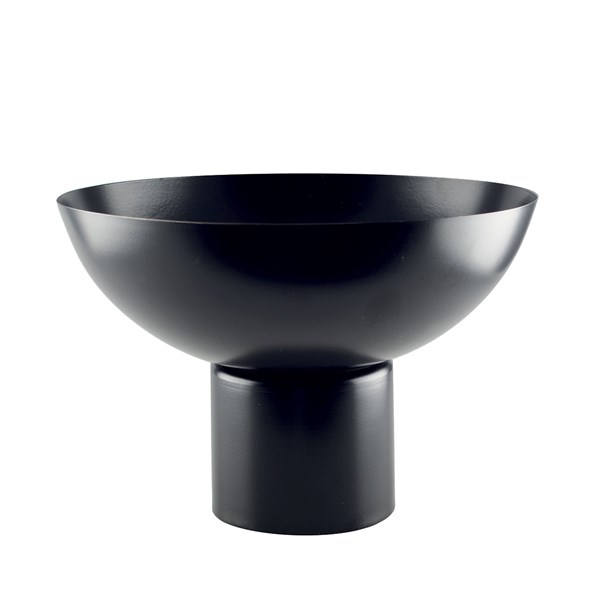 Pedastral Bowl Matte Black
