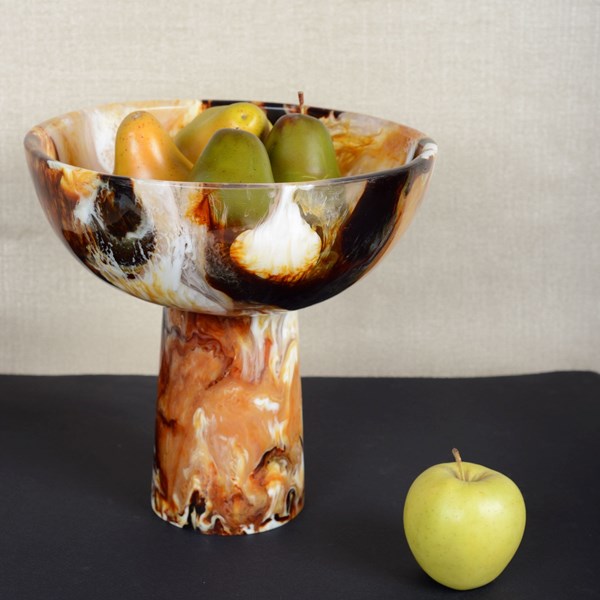 Bowl With Feet | Resin | 25cm