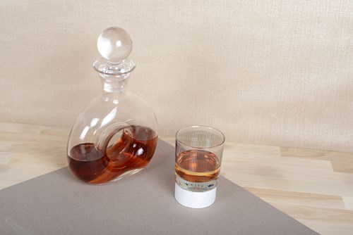 Decanter With Hole | Glass | 27.5cm