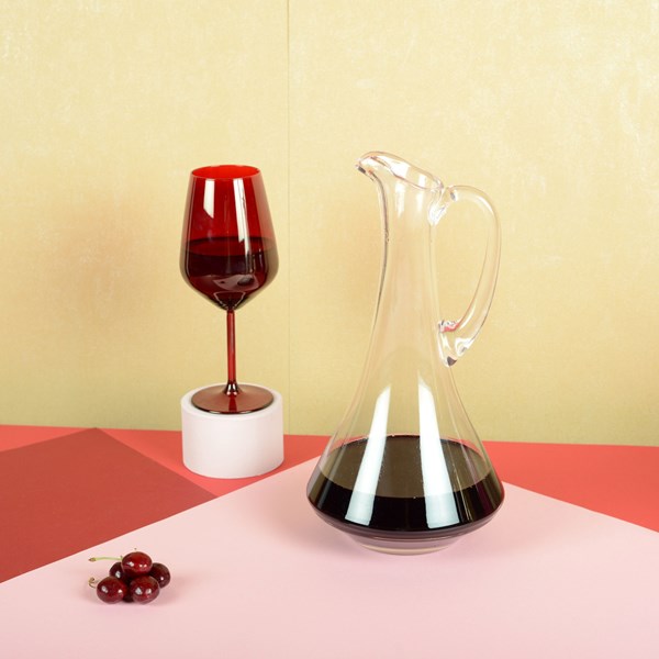 Pitcher With Handle | Glass | 31cm