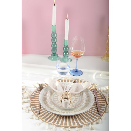 Candle Holders | Set Of 2 |  Green