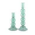 Candle Holders | Set Of 2 |  Green