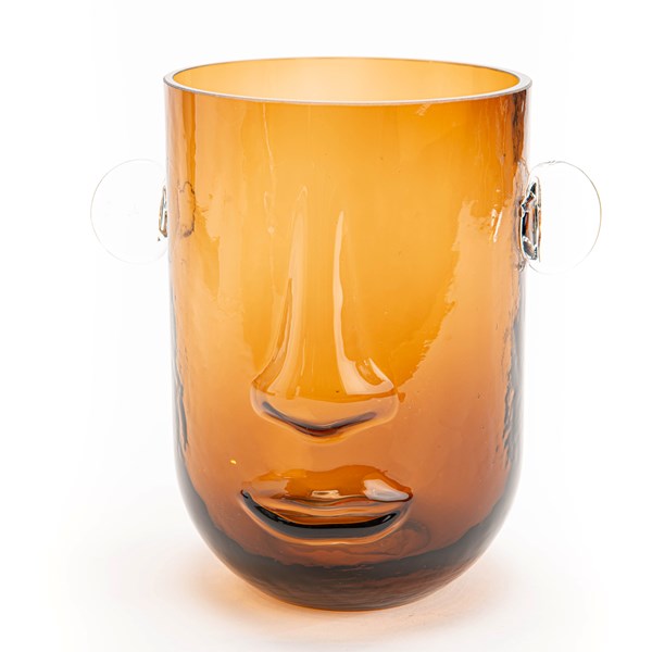 Vase Face | Brown | H20.3cm