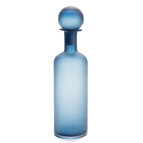 Vase Bottle | Mat Blue | H39cm