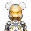 Bearbrick 400% + 100% Marvel Ironman x Sorayama Set
