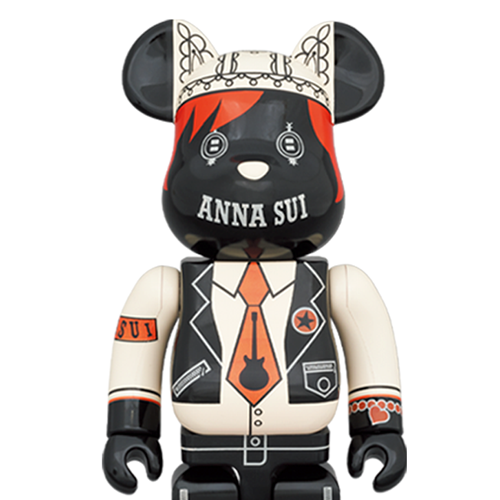 Bearbrick 400% Anna Sui - Red & Beige