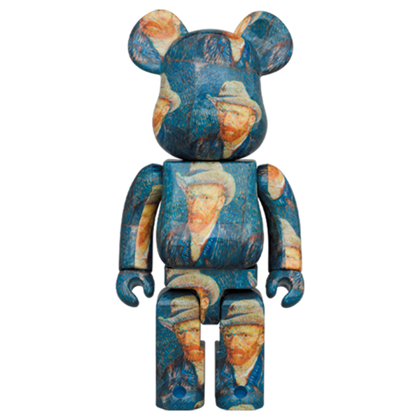 Bearbrick 1000% - Van Gogh - Self-Portrait with Grey Felt Hat