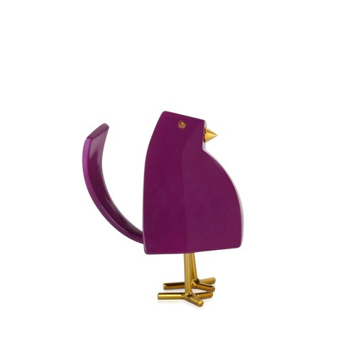 Resin sculpture ’Purple Bird’