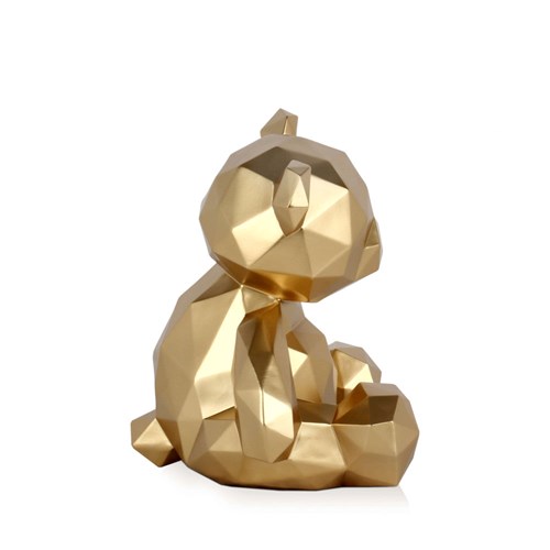 Resin sculpture ’Faceted Teddy Bear’