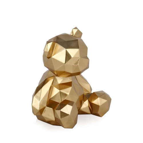 Resin sculpture ’Faceted Teddy Bear’