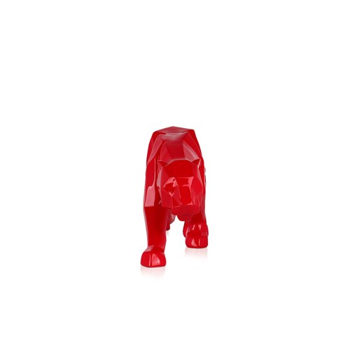 Red Panther Resin Sculpture