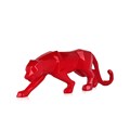 Red Panther Resin Sculpture