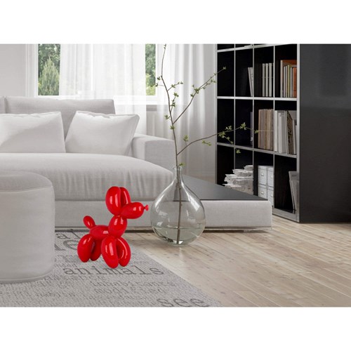Red Balloon Dog Resin Sculpture