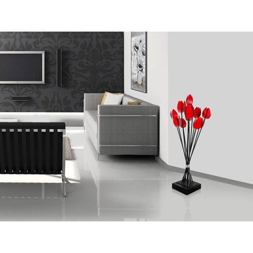Sculpture Metal Poppies Bouquet