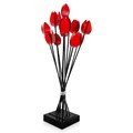Sculpture Metal Poppies Bouquet