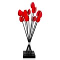 Sculpture Metal Poppies Bouquet