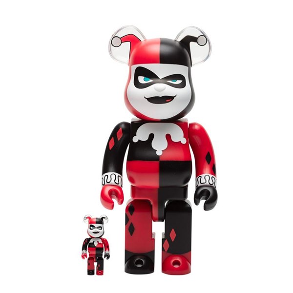 Bearbrick 400% + 100% - Harley Quinn - Batman the Animated Series