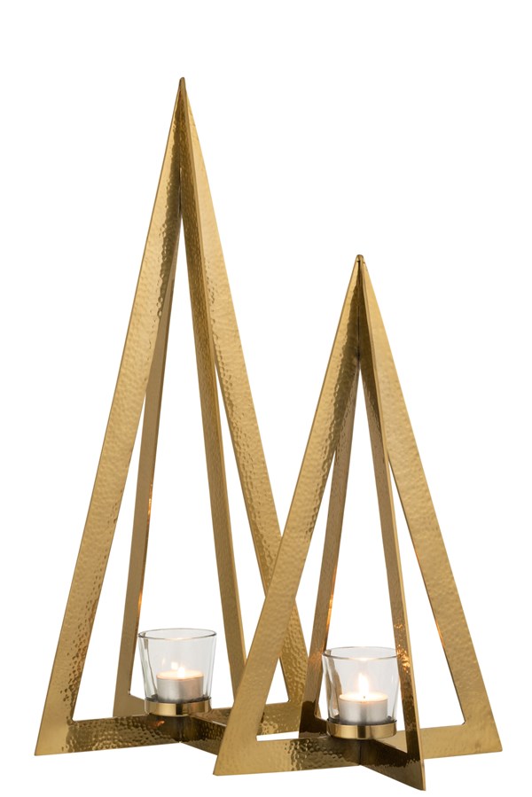 T-Light Tree Gold | 58cm