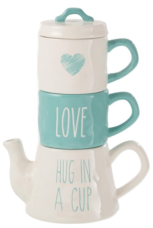 Tea For 2 Love Blue