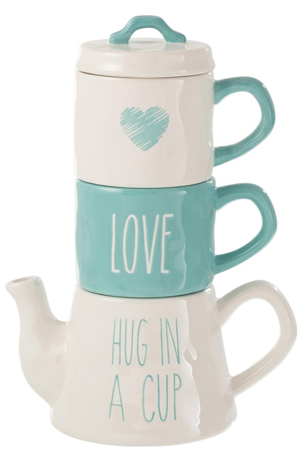 Tea For 2 Love Blue