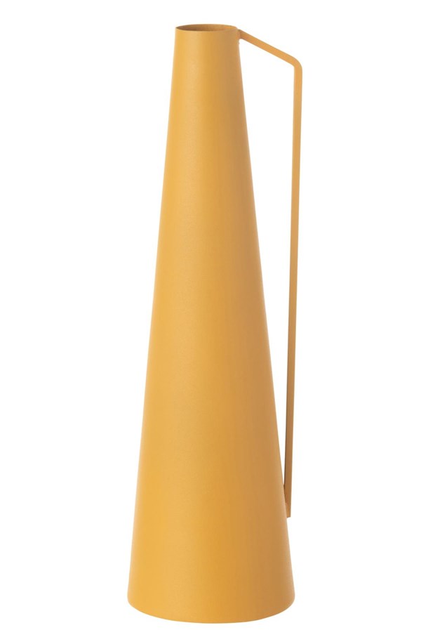 Vase Round Iron Ochre | 38cm
