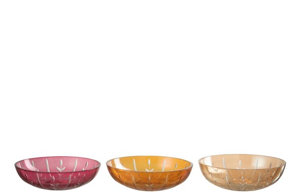 S/3 Bowls Leaves Mix