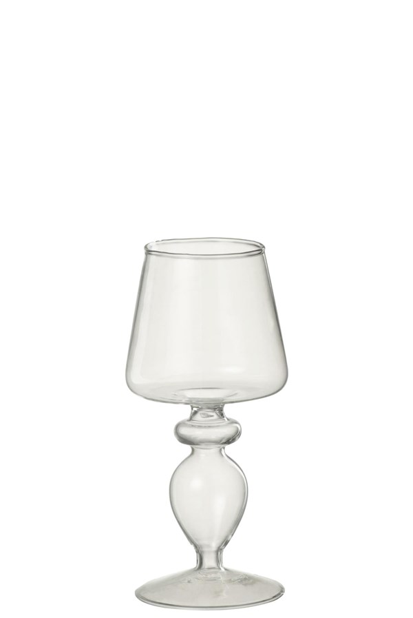 Candleholder Transparent | 18cm