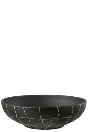 Dish Ceramic Black | 35cm