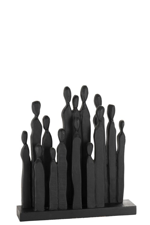 Figure Group Mango Wood Black | 49cm