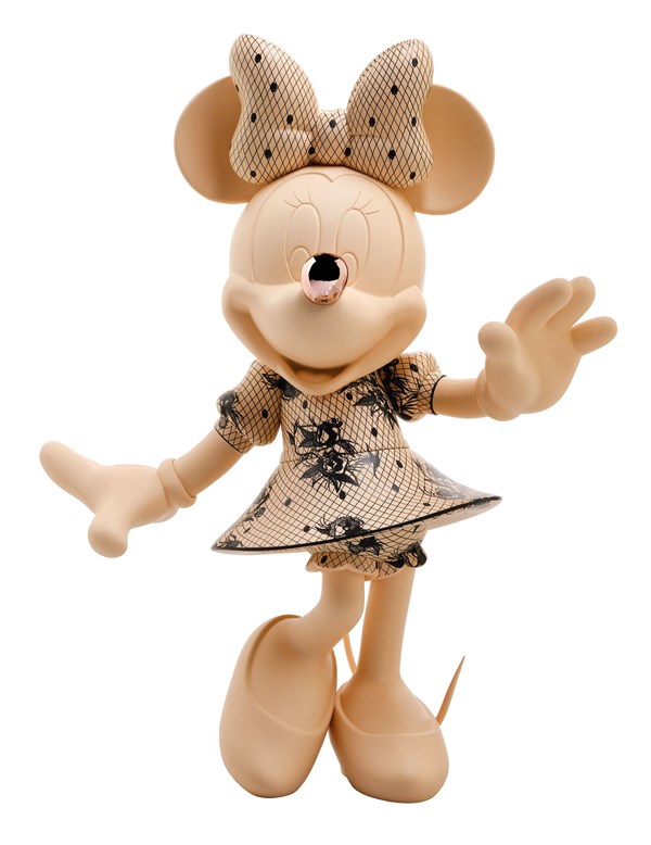 Minnie Welcome Couture Beige Matt/Black Lace