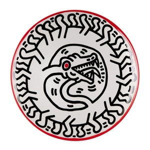 Keith Haring Plate 21cm Snake