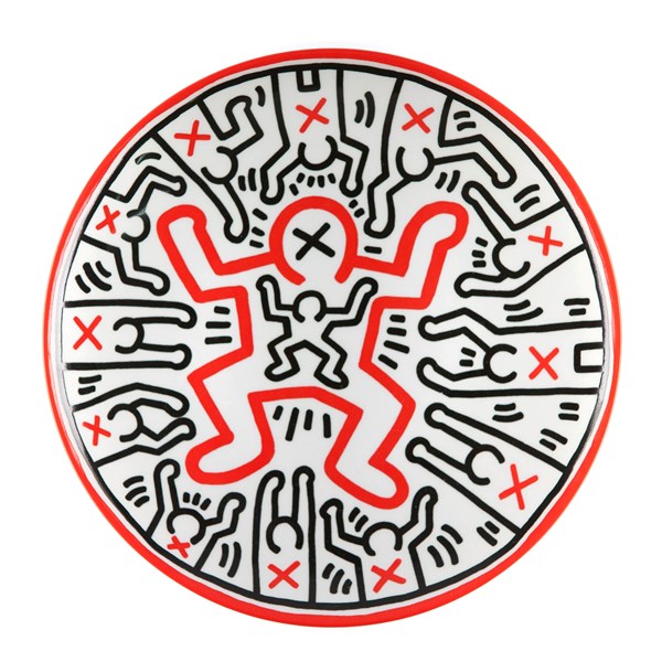 Keith Haring Plate Child