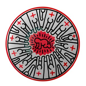 Keith Haring Plate 21cm Radiant Baby