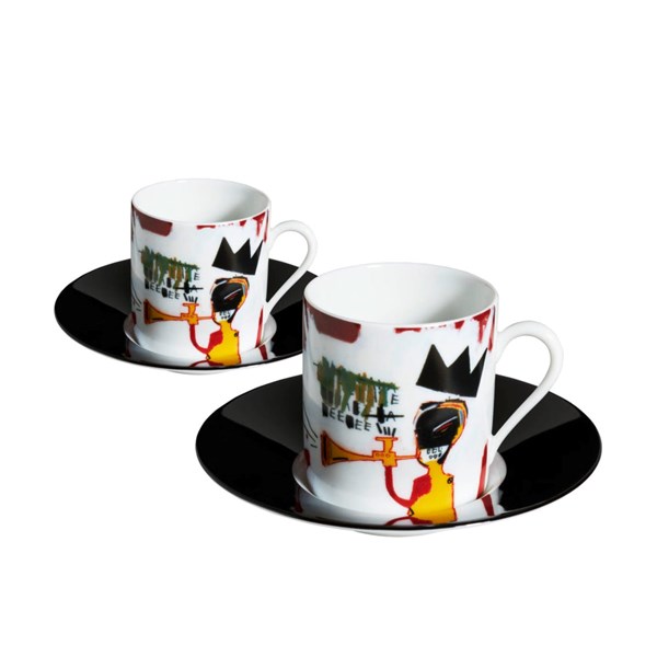 Jean-Michel Basquiat Espresso Set/2 Trumpet