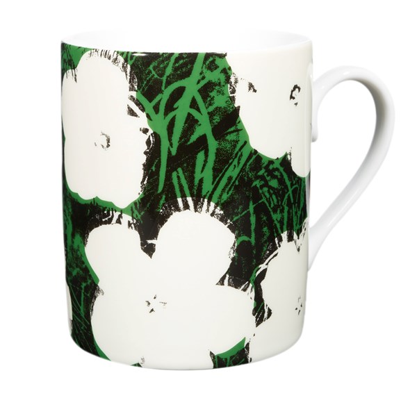 Andy Warhol Mug White Flower