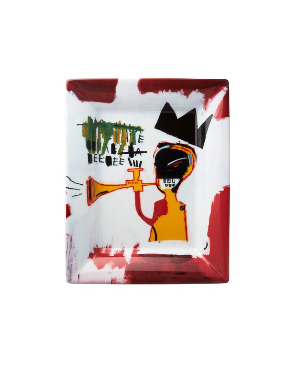Jean-Michel Basquiat Tray Trumpet - 20x16cm