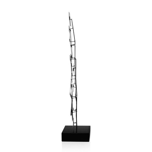 Metal sculpture ’Composition of geometric figures’