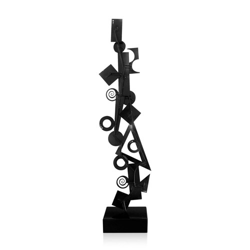 Metal sculpture ’Composition of geometric figures’