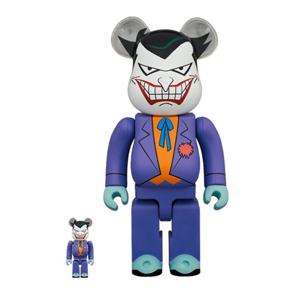 Bearbrick 400% + 100% - The Joker - Batman the Animated Series