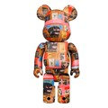 Bearbrick 1000% Andy Warhol x Jean-Michel Basquiat #2