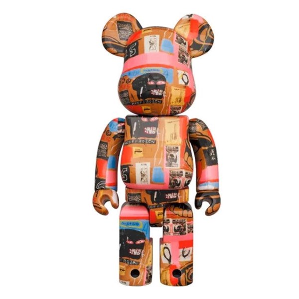 Bearbrick 1000% Andy Warhol x Jean-Michel Basquiat #2