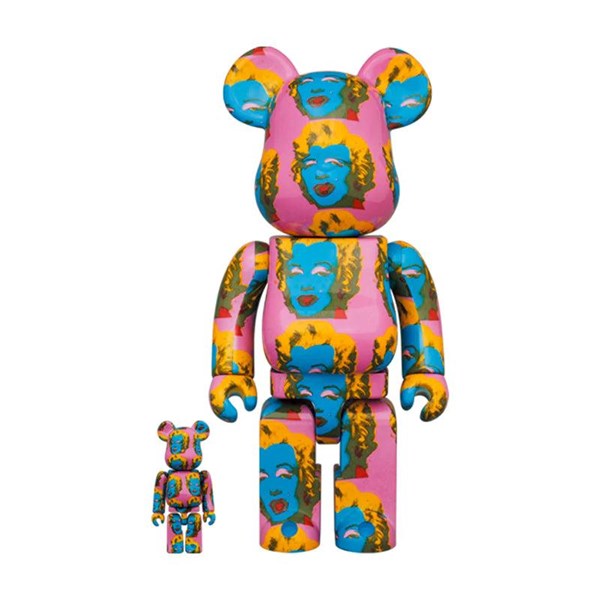 Bearbrick 400% + 100% Andy Warhol - Marilyn Monroe #2