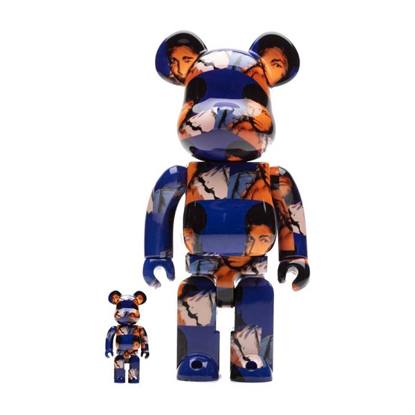Bearbrick 400% + 100% Andy Warhol x Muhammad Ali