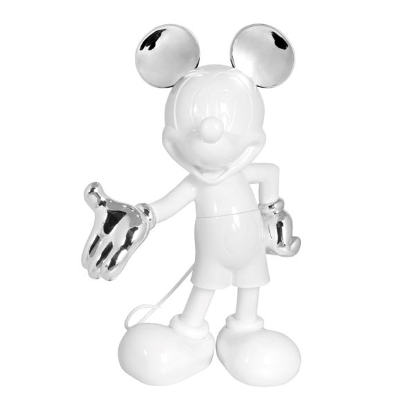 Mickey Welcome Bicolor - White Lacquered Silver Chrome