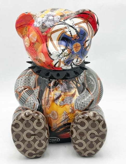 Hermes Scarf Bear | 30cm