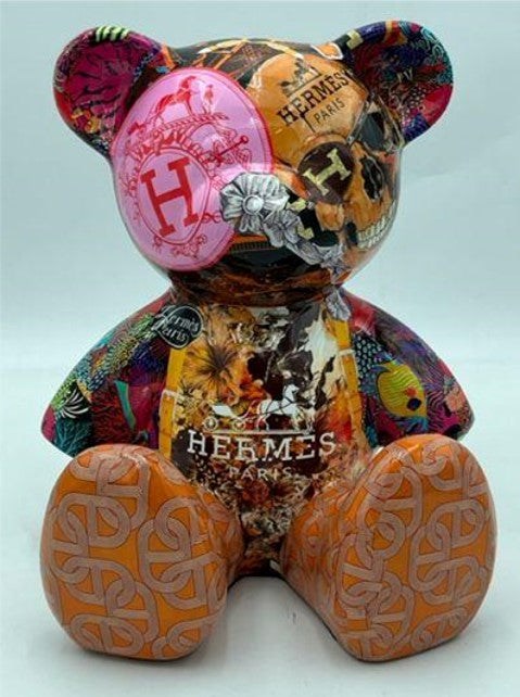 Hermes Flower Teddy | 35cm